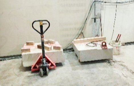 エレベーターで運び出せるようサイズダウンの画像