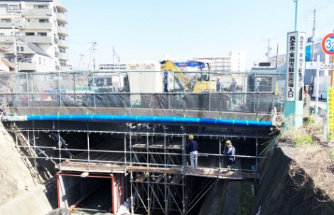 施工前の橋桁の画像