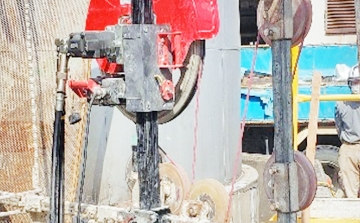 ワイヤーソーイング工事（湿式・乾式）　画像