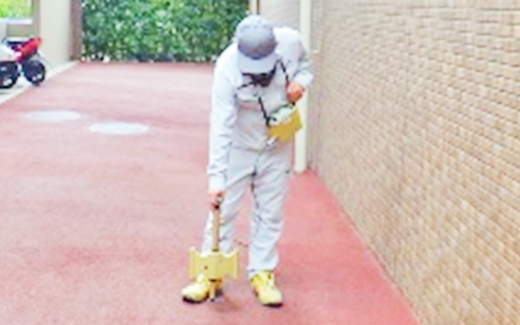 管路調査の様子