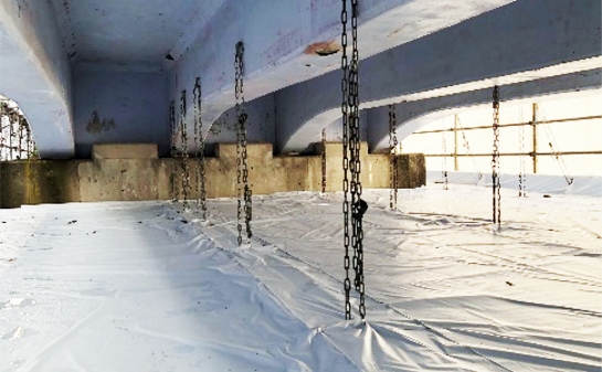 橋梁補修工事の画像