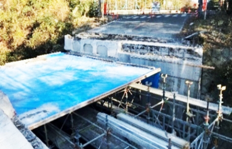 橋桁切断撤去の画像2